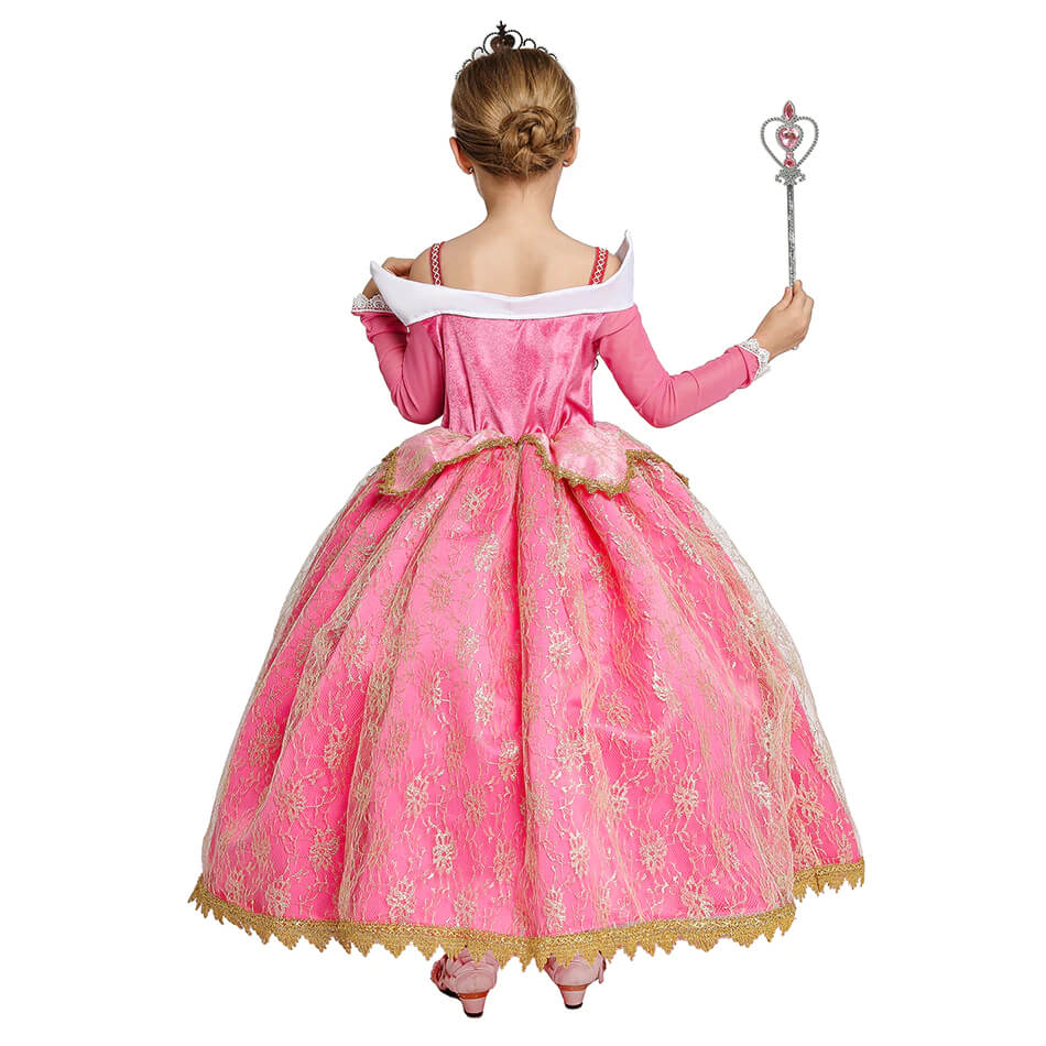 Robe Princesse Rose Petite Fille