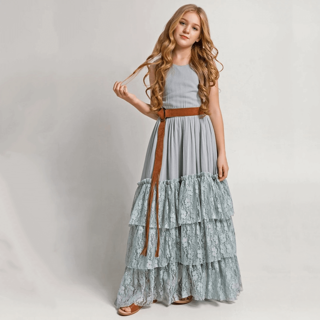 Robe princesse argent