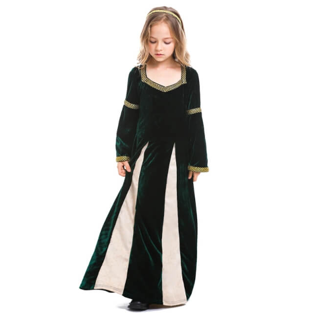 Princesse Magique Robe Princesse Moyen Age Fille Robe Princesse