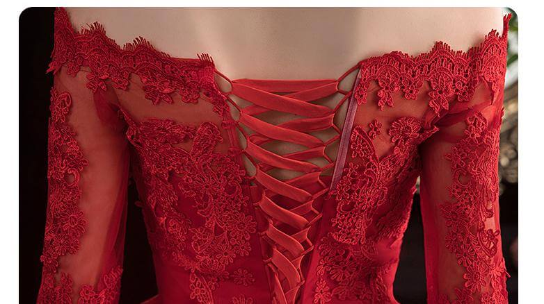 Robe de Mariée Princesse Rouge