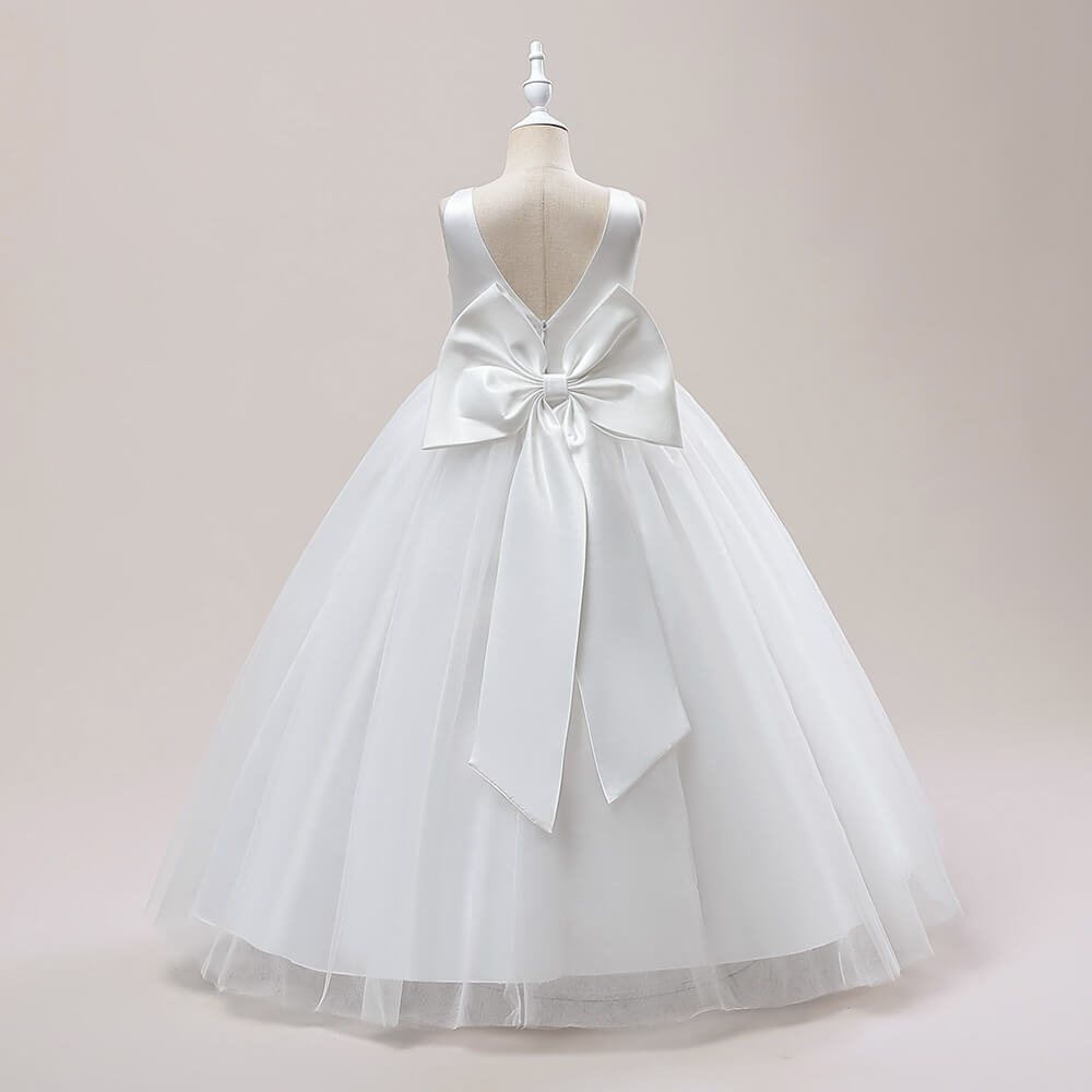 Robe Blanche Princesse Fille