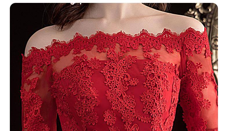 Robe de Mariée Princesse Rouge