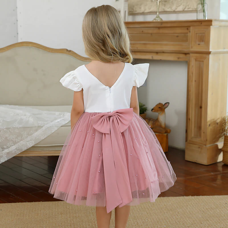 Robe Princesse Rose Petite Fille