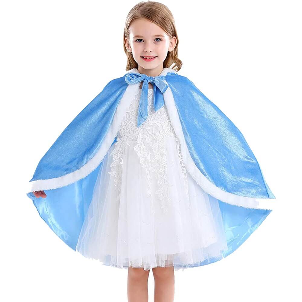 Costume Fille LED Meland Déguisement Fille Princesse Bleue Lumineux 9 Pièces - Robe Avec Cape Pour 3-10 Ans Costume Fille LED Meland Déguisement Fille Princesse Bleue Lumineux 9 Pièces - Robe Avec Cape Pour 3-10 Ans