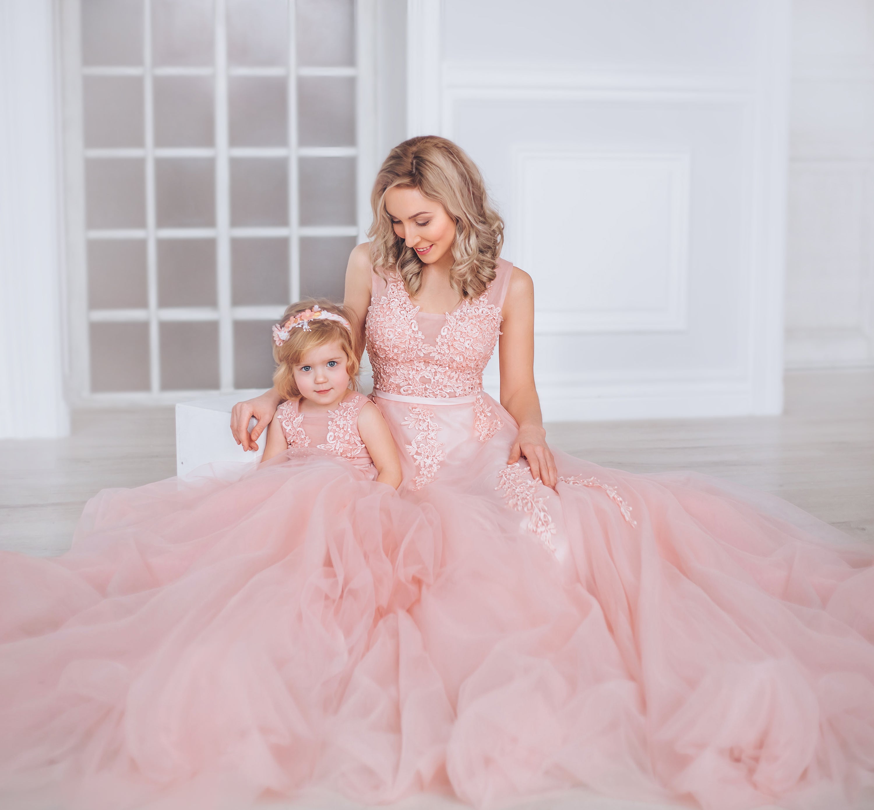Robe De Princesse Tutu American Princess - Taille 110 (env. 5-6 Ans) - Rose - Occasion Très Bon état