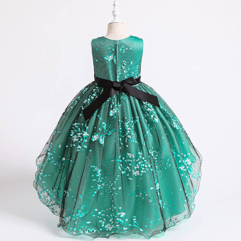Robe Princesse Vert Émeraude