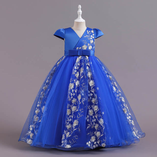 Robe Princesse Bleue 4/6 Ans