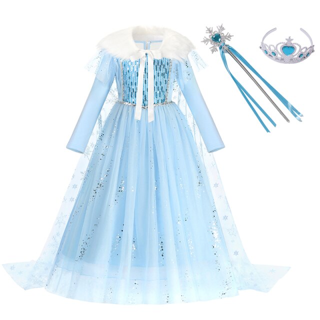 Robe Princesse Fille Carnaval