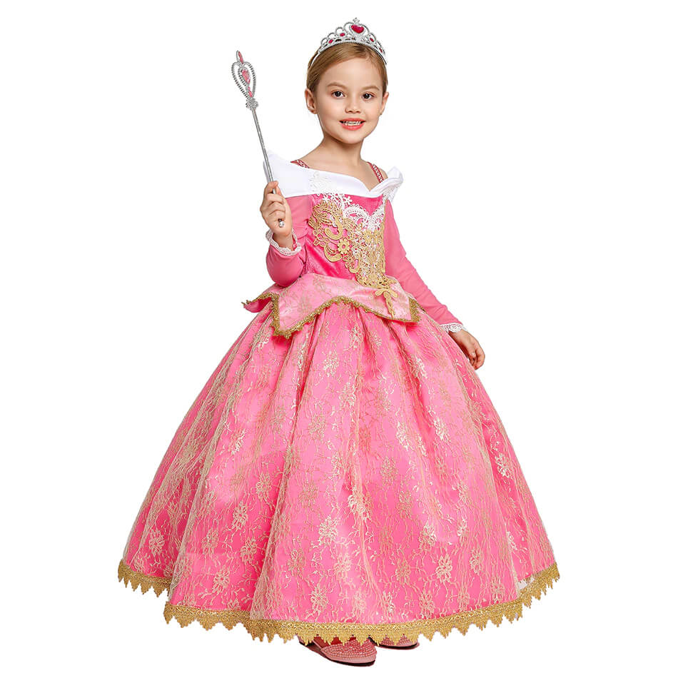 Robe Princesse Rose Petite Fille