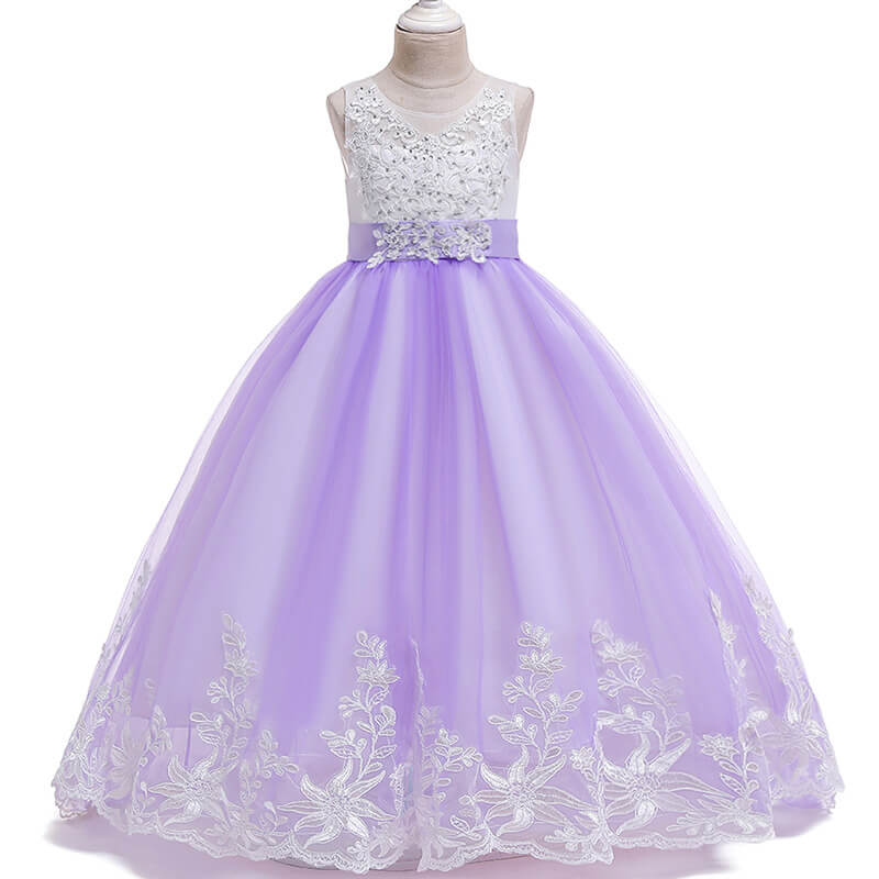 Robe princesse fille avec jupon