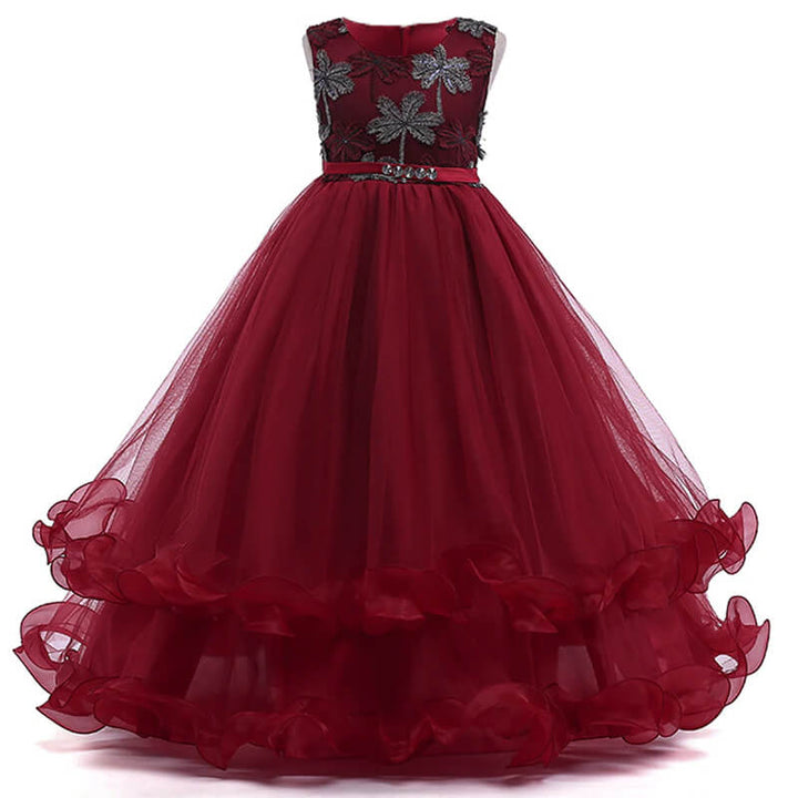 Robe de Princesse Bordeaux