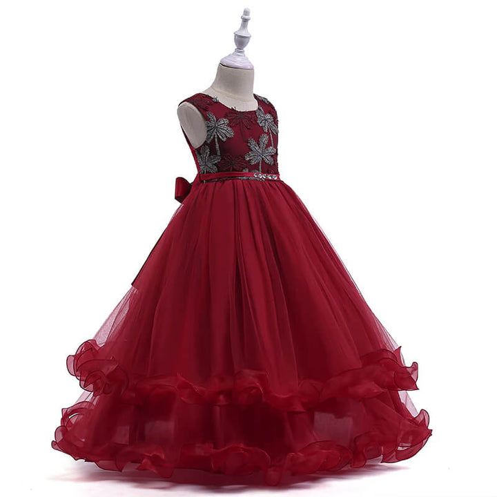 Robe de Princesse Bordeaux