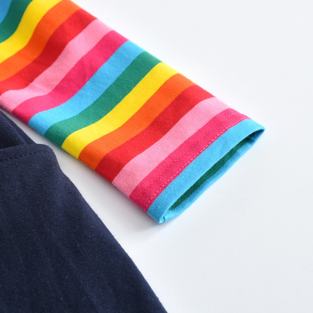 Ma Robe Princesse - Robe Princesse Fille Papillons Multicolores manches longues