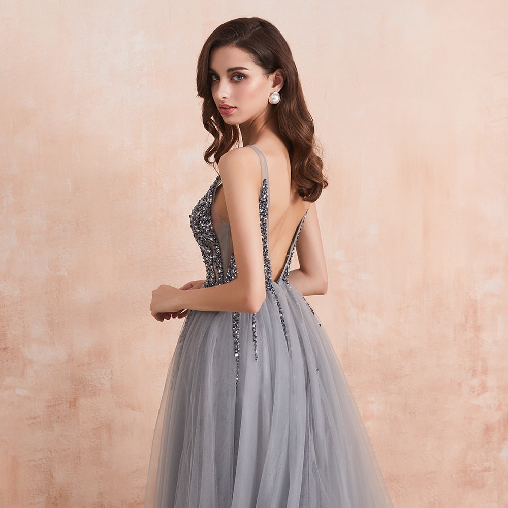Ma Robe Princesse - Robe Pour Bal grise