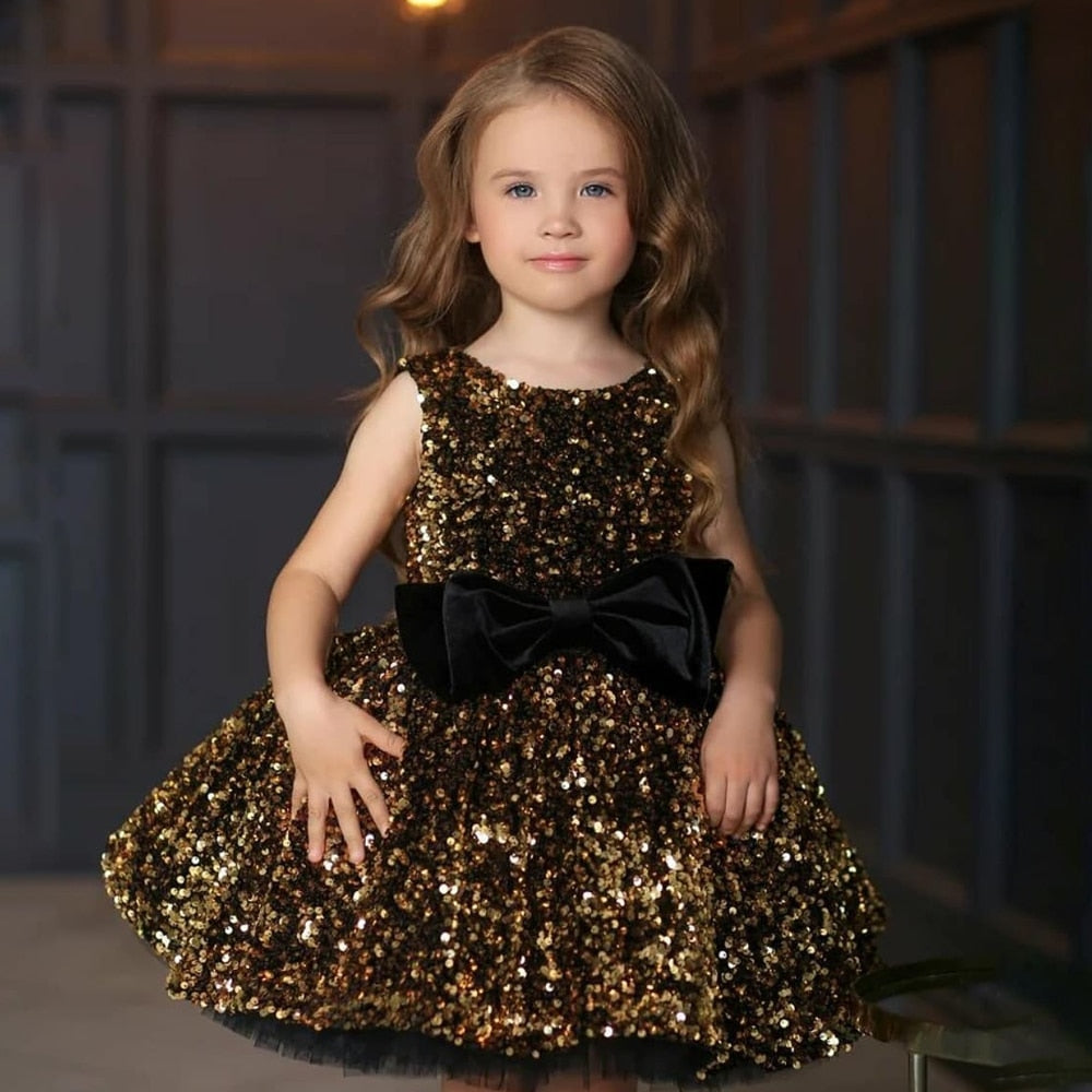 Ma Robe Princesse - Robe Princesse Cérémonie Dorée
