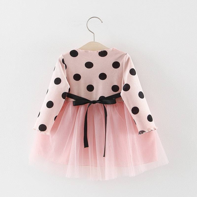 Ma Robe Princesse - Robe Princesse Bébé Pâquerette et pois