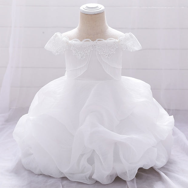 robe blanche bébé