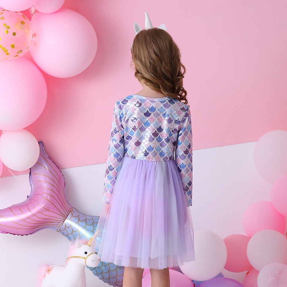 Ma Robe Princesse - robe de princesse fillette violette