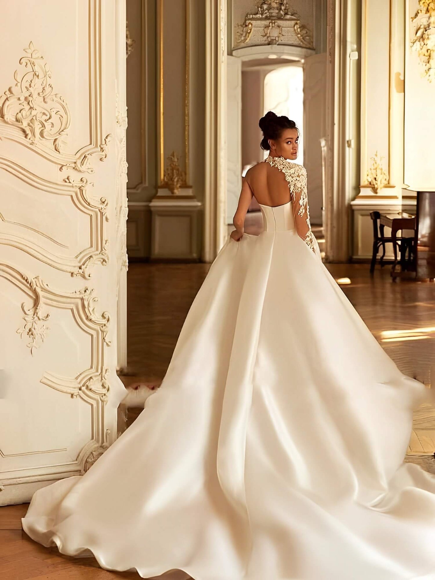 Longue Robe de Mariée Princesse