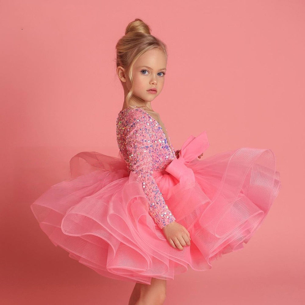 Ma Robe Princesse - Robe Princesse fille Cérémonie Rose