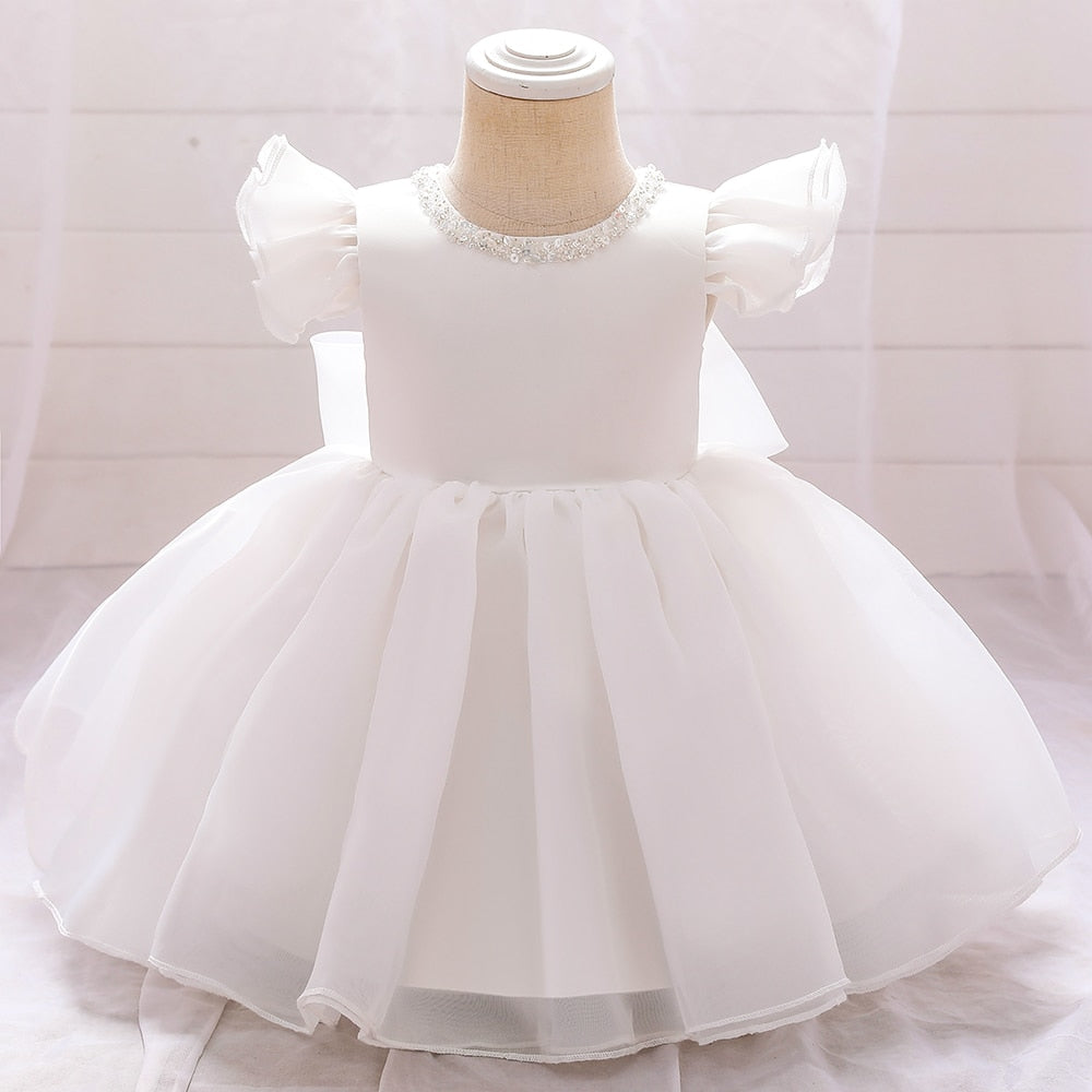 Ma robe Princesse - robe princesse bébé blanche baptême