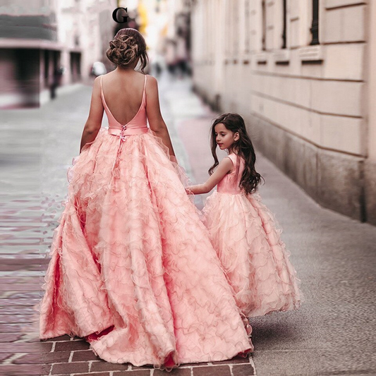 Robes princesse assorties maman et fille
