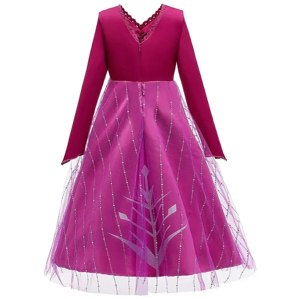 Robe Princesse Elsa Enfant