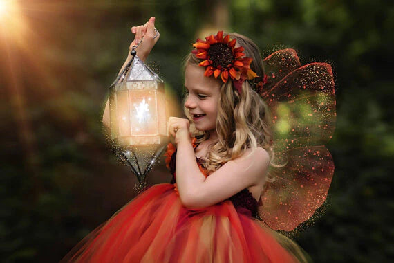 Robe de Princesse Orange