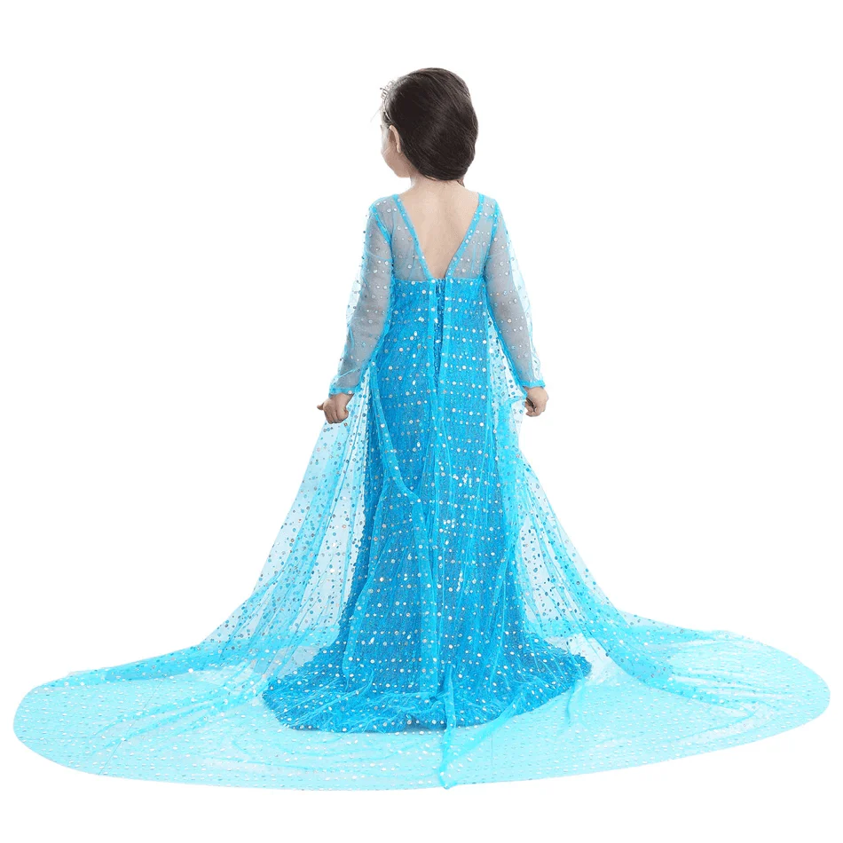 Robe Princesse Fille Reine des Neiges