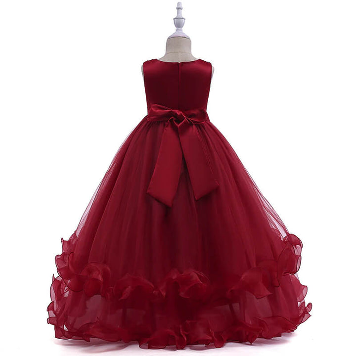 Robe de Princesse Bordeaux