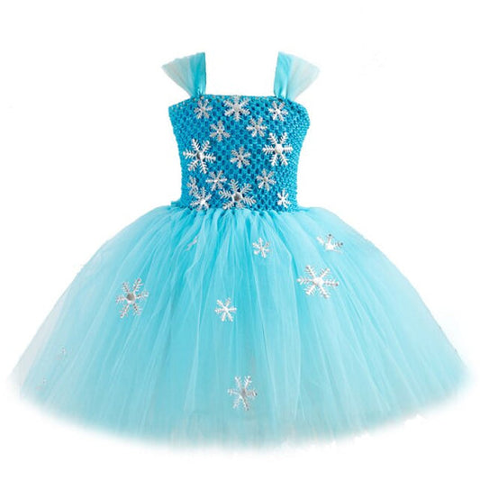 Déguisement robe de princesse bleu 