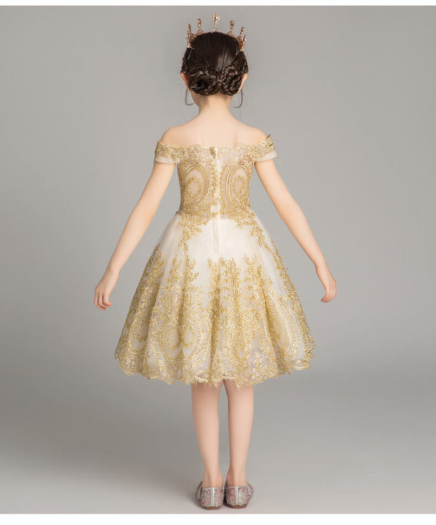 Robe Princesse Dorée