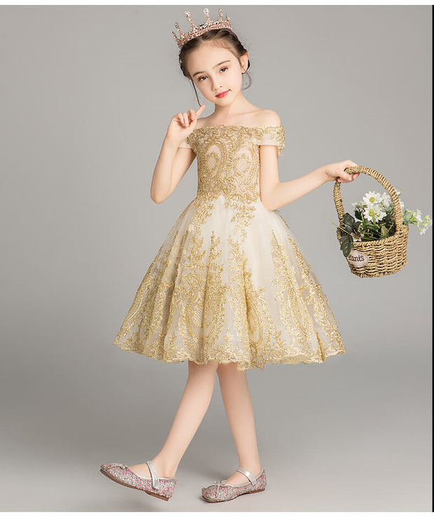 Robe Princesse Dorée