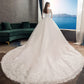 Robe de Mariée Princesse avec Manche