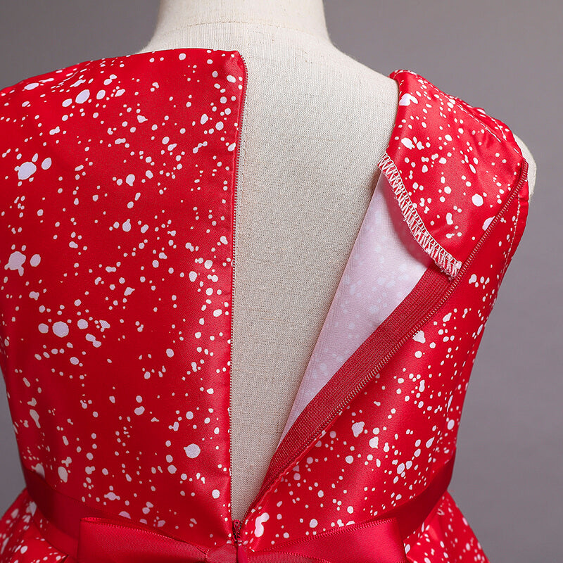 Robe Princesse Noël Rouge