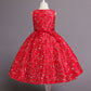 Robe Princesse Noël Rouge