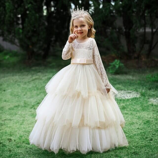 Robe bouffante longue princesse