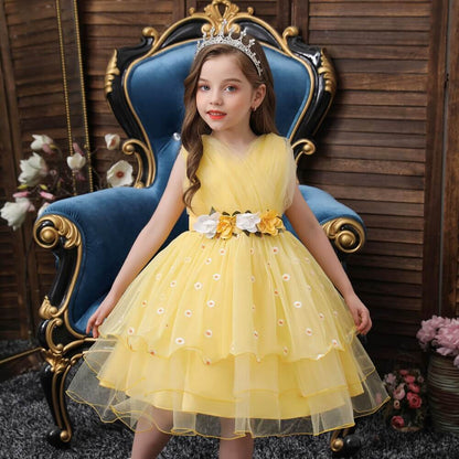 Robe de princesse or