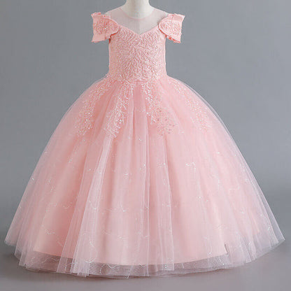 Robe de princesse rose fushia