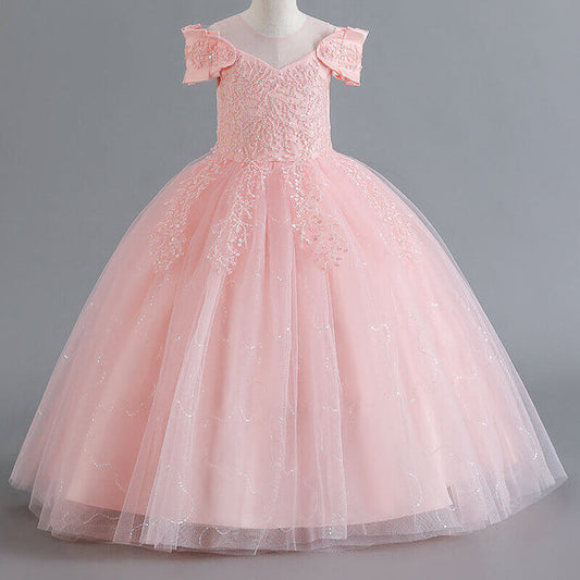 Robe de princesse rose fushia