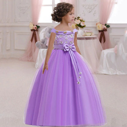 Robe de princesse mauve