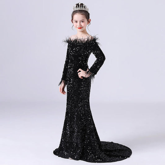Robe noire princesse