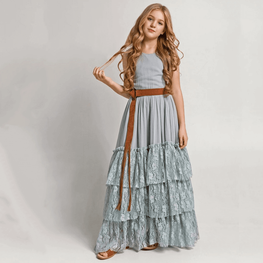 Robe princesse argent