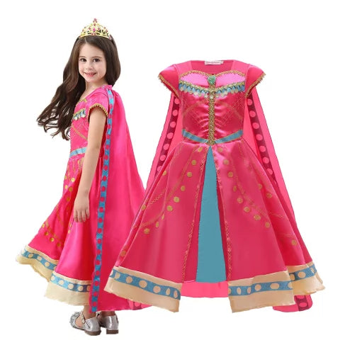 Robe princesse avec cape