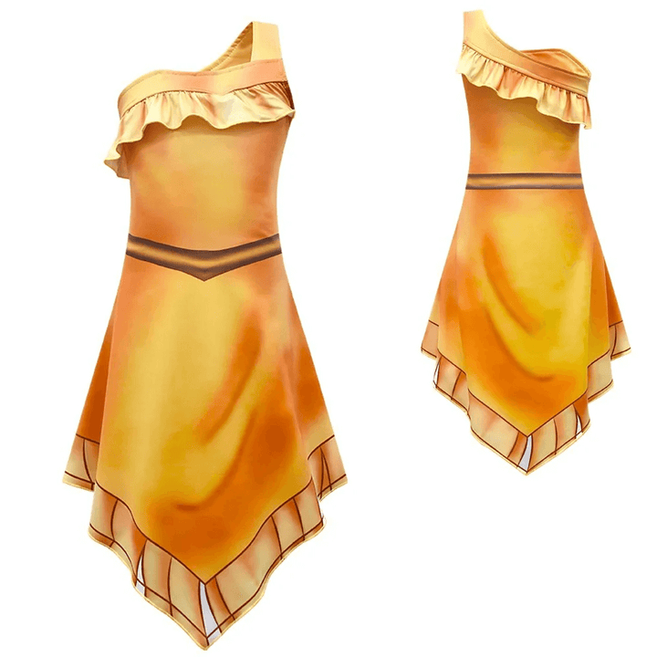 Robe princesse jaune