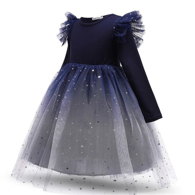 Robe Princesse Bleue Fille