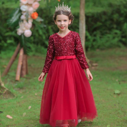 Robe princesse rouge