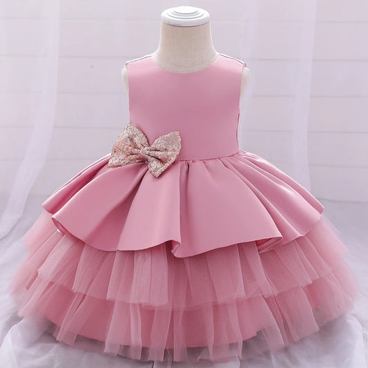 Robe Princesse Bébé pour Baptême