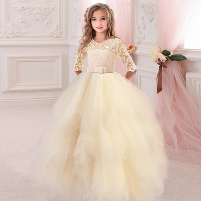 Robe princesse beige 
