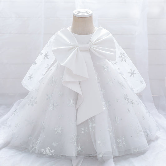 Robe Princesse Bébé Manches Longues